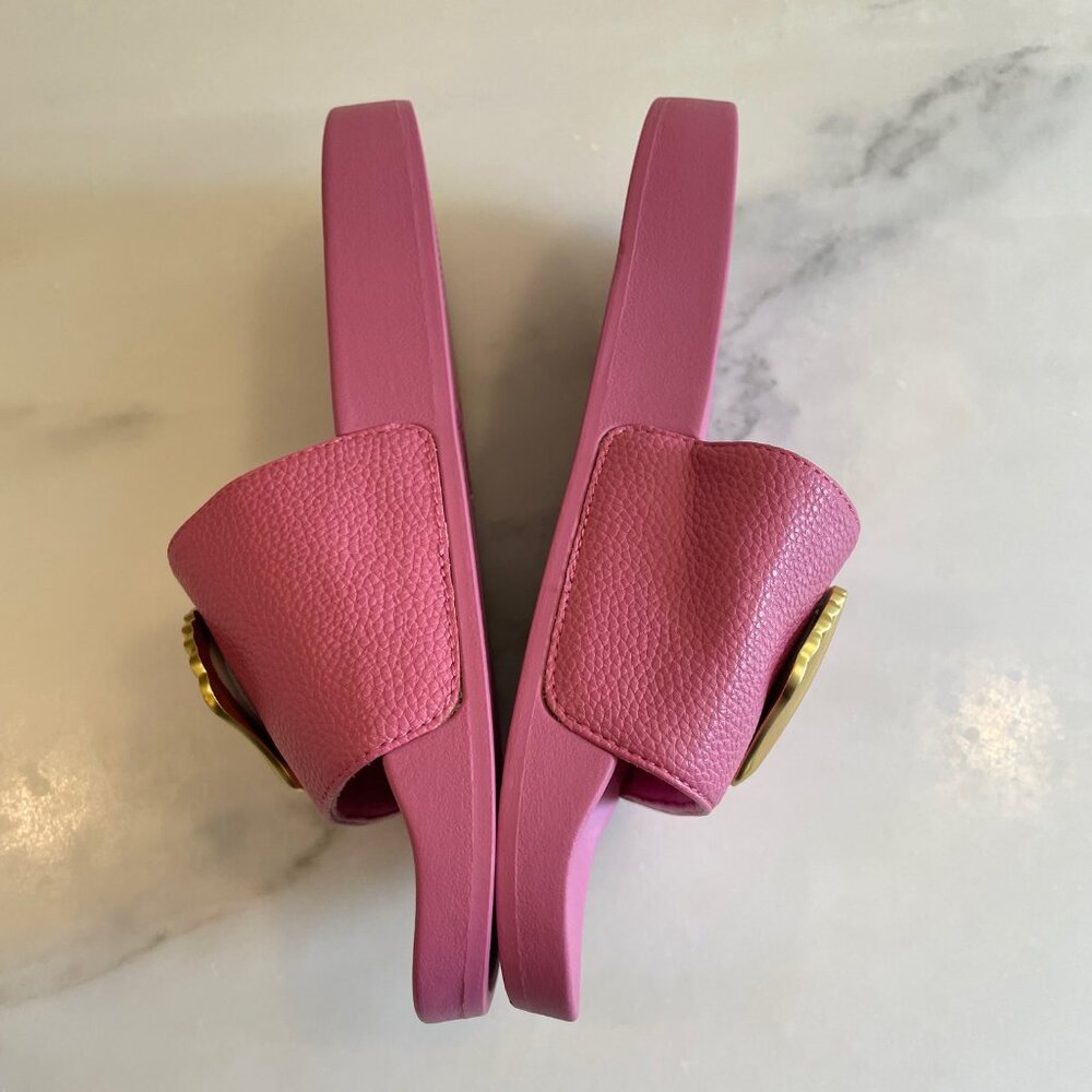 Katy Perry Shell Pool Slide in Pink, Size 6 - Picture 4 of 7